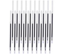 NOLITOY Recharges de Remplacement pour Stylo Bille 0,5 Mm Plastique Noir 100 Pcs Écriture Fluide pour Bureau et Étude
