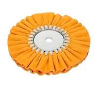 NOLITOY Roue de Polissage en Coton pour Meuleuse D'angle, Finition Fine, Matériau Acier Inoxydable et Tissu, pour Polir les Pièces Mécaniques et Carrosseries