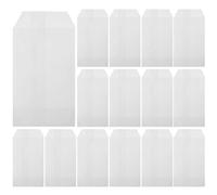 NOLITOY Sachets Alimentaires en Papier Cristal 40G 100 Pièces pour Emballage Biscuits et Pâtisserie, sans Auto-Adhésif, Usage Présents et Fête 8X13 CM