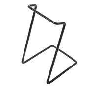 NOLITOY Support de Téléphone de Bureau en Métal Noir, Présentoir | Format 6, 6x3, 5 Pouces, Réglable, Design Minimaliste, Poste de Travail