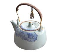 NOLITOY Théière en Céramique avec Anse Relevée pour Infusion Maison, Pot à Thé Petite Taille Cuisine et Service
