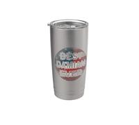 Nom personnalisé Damian I Love Damian USA style vintage Gobelet isotherme en acier inoxydable double paroi