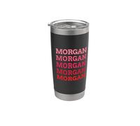 Nom personnalisé Morgan I love Morgan vintage Gobelet isotherme en acier inoxydable double paroi