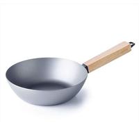 Nomad Collection Poêle à wok - Acier au carbone - 24 cm - Revêtement naturel