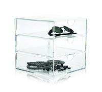 Nomess Copenhagen Boîte Nomess transparente 3 tiroirs transparent