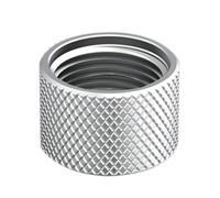 nomona Capuchon d'étanchéité, laiton massif épais plaqué chrome G1/2", embout fileté femelle avec geste d'étanchéité NBR, écrou d'obturation par compression, capuchon de raccords de plomberie pour