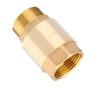 Non-Retour Eau Adaptateur de remplacement en laiton pour dispositif de | Vanne anti-refoulement Pour jardin extérieur, arrière-cour, pelouse, tonneau de pluie, caravane,