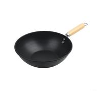 Non-Stick Iron Frying Pan Flat Bottom Wok 18-28cm(26CM)