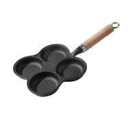 Non-Stick Poêle avec 4 Trou Pancake Pan Frit Oeuf Hamburger Pan pour le Petit Déjeuner La Fabrication de Cuisson, compact En