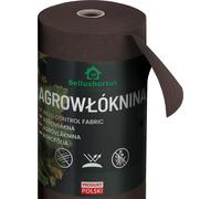 Non-tissé contre les mauvaises herbes 1,6 m brun 150 g/m² UV-stable, résistant à la déchirure Non-tissé de jardin, 35 m