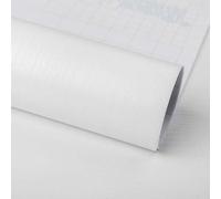 Non-tissé imitation bois blanc - 40 cm x 9 m - Décoration d'intérieur de style rustique