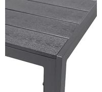 Non-Wood Aluminium Table de jardin anthracite / grise 160 x 90 x 74 cm