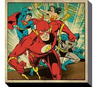 Noname Dc Comics - Canvas 40x40 '38mm' - Heroes Together