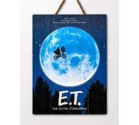 Noname E.T. - Art - Poster Woodarts 3d En Bois '30x40cm' Noir