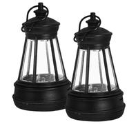 NONDK Boîtier de Rechange pour Mini Lanterne Solaire (2 Pièces) pour Statue de Jardin Extérieure, Éclairage D'Ambiance Décoratif de Terrasse