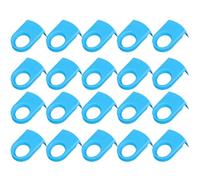 NONDK Boutons-Pression à Bière, Pinces à Bouteilles de Cocktail, Porte-Bouteilles, Pinces à Boire en Plastique, Verres à Pied pour Fêtes d'anniversaire et de Mariage Bleu