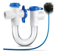 NONDK Collecteur de Condensats de 3/4 Pouces, Collecteur en Forme de U en PVC pour Climatiseurs, Draine Efficacement l'eau de Condensation