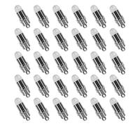 NONDK Lot de 30 Guirlandes Lumineuses LED à Piles pour Ballons et Lanternes en Papier, Étanches, Blanc Chaud