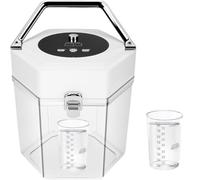 NONDK Machine à Éliminer les Bulles de Résine Époxy 2 L avec Minuterie, Élimination Efficace des Bulles en 3 à 20 Minutes (99%), Prise Américaine Incluse B EU Plug