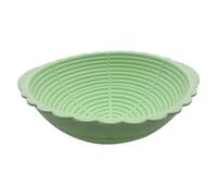 NONDK Panier à Pain, Panier de Cuisson au Levain Pliable en Silicone, de Fermentation Imperméables, Vert