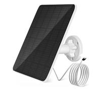 NONDK Panneau Solaire pour la Sonnette D'Anneau, Panneau Solaire 5W pour la Sonnette Vidéo D'Anneau 2, Sonnette Vidéo 3, Sonnette Vidéo 3 +