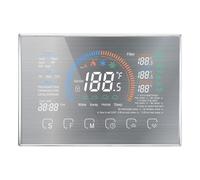 NONDK Thermostat Connecté WiFi Voix 4.8pouces | Écran tactile couleur 4,8 pouces et contrôle vocal via / Home; réglages simples et accès à distance.