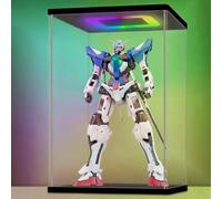 Nonemey Vitrine pour Collection en Acrylique avec LED RGB avec télécommande - Boîte Vitrine Anti-Poussière pour Figurines, Lego, Pop, Miniatures et Modèles(Noir,35x25x53 cm)