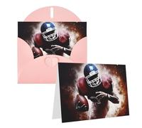 NONHAI Cartes de vœux avec enveloppes « Thinking of You » - Carte vierge de football américain - Cartes de vœux pour toutes les occasions - Pour anniversaire, fête prénatale, félicitations, mariage