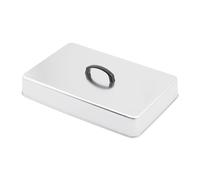 NonMiFyR Cloche de Cuisson Dôme à Fromage Couvercle à Vapeur pour Plancha Couvercle de Gril avec Poignée Isolée Adapté pour Restaurants et Cuisine Domestique, 43.5 X 28.3 X 6.6 Cm