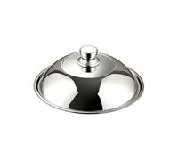 NonMiFyR Couvercle en Acier Inoxydable pour Casserole Poêle Wok et Design Haut Dôme Antirouille Poignée Ergonomique Observation Facile Compatible Cuisson, 30CM