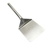 NonMiFyR Spatule En Acier Inoxydable Ergonomique Spatule Plaque Plate Rectangulaire Rayures Usteile Cuisine pr, 6.5 Pouces