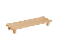 NonMiFyR Support d'Écran Portable avec Plateau Supérieur Stable et Espace Rangement Inférieur pour Clavier Conception Ergonomique pour Soulager Le Cou Lors Longues Travail sur Bureau, 70 24