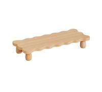 NonMiFyR Support d'Écran Portable avec Plateau Supérieur Stable et Espace Rangement Inférieur pour Clavier Conception Ergonomique pour Soulager Le Cou Lors Longues Travail sur Bureau, 55 20