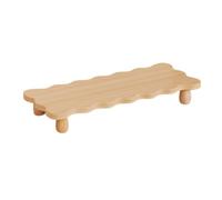 NonMiFyR Support d'Écran Portable avec Plateau Supérieur Stable et Espace Rangement Inférieur pour Clavier Conception Ergonomique pour Soulager Le Cou Lors Longues Travail sur Bureau, 60 24