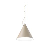Noon Suspension Castor 40 cm Beige-lumière beige-argent
