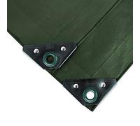 NOOR 0401512HOLZGR Bâche de Protection pour bûches Vert 210 g/m² 12 x 1,5 m