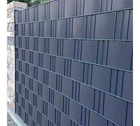 Noor 155ZEASYD7016 Easy Clôture en PVC Anthracite RAL 7016 0,19 x 2,55 m