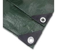NOOR Bâche Easy 90 g/m² I 500 x 600 cm I Bâche polyvalente pour protection contre les intempéries I Idéale pour la couverture dans le jardin I Stabilisée aux UV, revêtement des deux côtés, imperméable et lavable