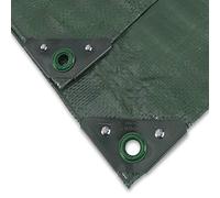Noor Bâche en Tissu Professionnelle 140 g/m² 3 x 4 m Vert