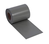 NOOR Bande Brise-Vue en PVC Basic - pour clôture à Double Fil - Rouleau de Film de clôture - Gris Pierre - 0,19 x 35 m - Opaque - Protection Contre Le Vent et Les Regards indiscrets - 450 g/m² - avec
