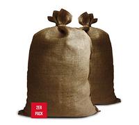 Noor jute Sacs 65 x 115 cm, couleur marron - lot de 2