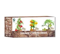 Nopalia® kit tomates cerises bio - mini potager intérieur - culture facile & diy
