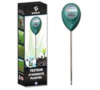 NOPALIA® Testeur Humidité Sol Nopalia Sans Pile - Hygromètre Plante Analogique Précis, Écologique & Facile - Outil Jardin Intérieur Extérieur Potager DIY Cadeau Jardinage - Made in France