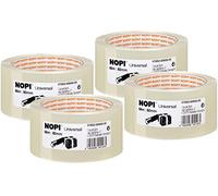 Nopi® Ruban adhésif universel PP 50 mm x 66 m, transparent