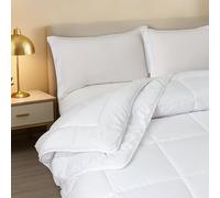 NORA HOME Couette 220x220 4 Saisons Blanc adaptée pour Toute l'année. Lot de 2 couettes en Fibre 3D au Toucher de Plume. 3 en 1 (125 + 250 = 375 g/m²). Niveau Thermique de 1 à 4,5/5 - Duet