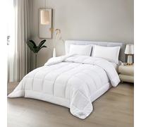 Nora Home Couette 220x240 Ultra Chaude pour lit 2 Personnes. Anti-acariens. Niveau Thermique Ultra Elevé 4.5/5. 400 GR/m² Fibre de Qualité 3D. Lavable en Machine à 40°c - Oslo