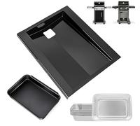 Nordic Bbq Store 69803 Bac à graisse pour Weber Spirit E-210, grills Spirit série 200 avec boutons de contrôle avant, bac de goutte de gril de remplacement pour Weber 69803. 35,6 cm L X 31 cm L X 5,5