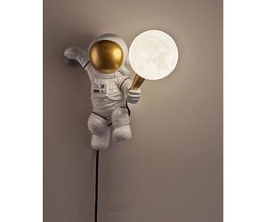 Nordic LED personnalité astronaute lune chambre d'enfant lampe murale bureau chambre étude balcon Aisle lampe décoration - Pas de source de lumière #1