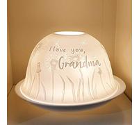 Nordic Light Abat-Jour | Grandma | Assiette Porte-Bougie | Idée Cadeau en Dentelle | Accessoires pour Bougies, Blanc, à Motif, Taille Unique
