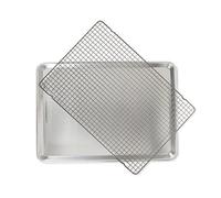 nordic ware - Grande plaque à pâtisserie lisse avec grille antiadhésive